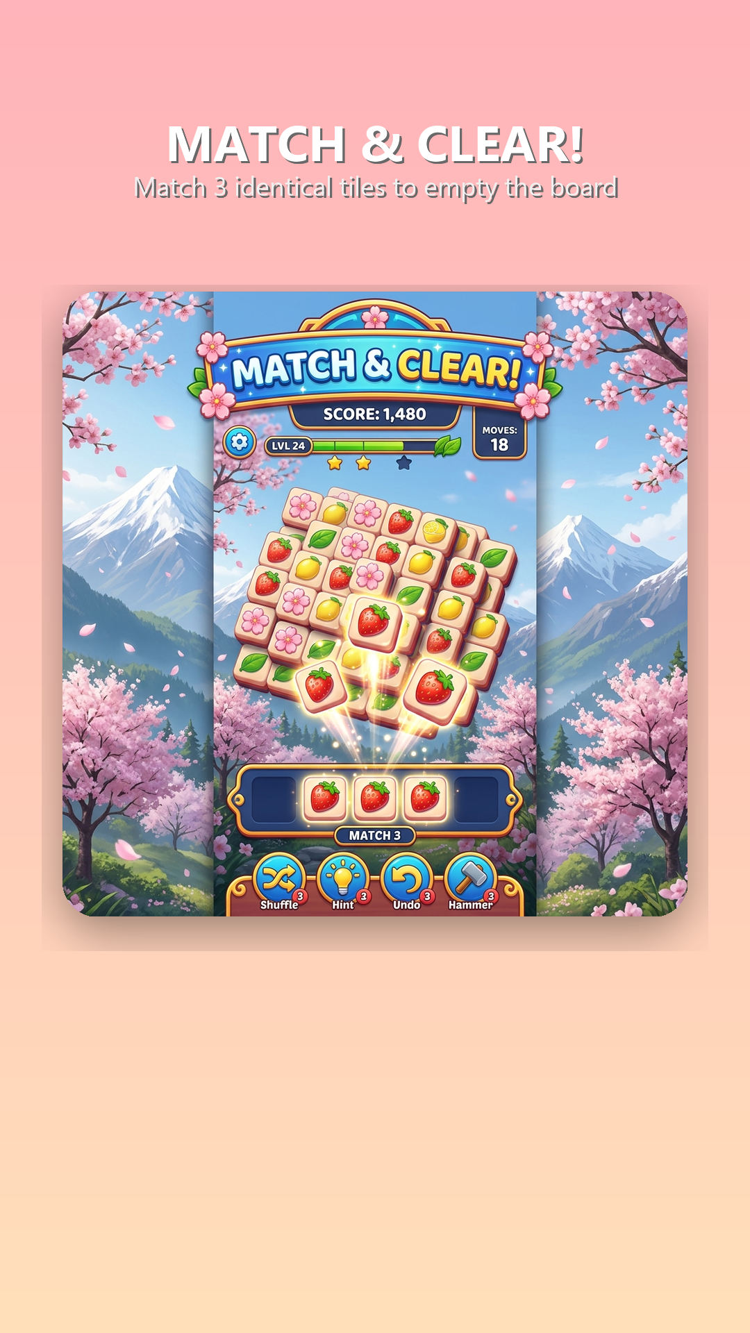 Tile Journey Match & Clear Gameplay